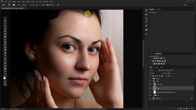Ретушь Портрета. Частотное Разложение и Dodge and Burn | Секреты и Уроки Фотошопа №27 | Фото Лифт