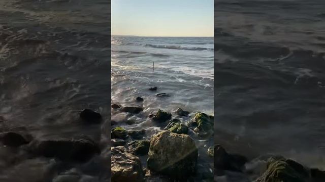 Таманский полуостров, посёлок Ильич. Осень. Море продолжает радовать. #поселокильич #азовскоеморе