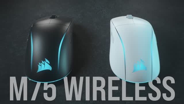 Corsair M75 Wireless - беспроводная игровая мышь с RGB-подсветкой