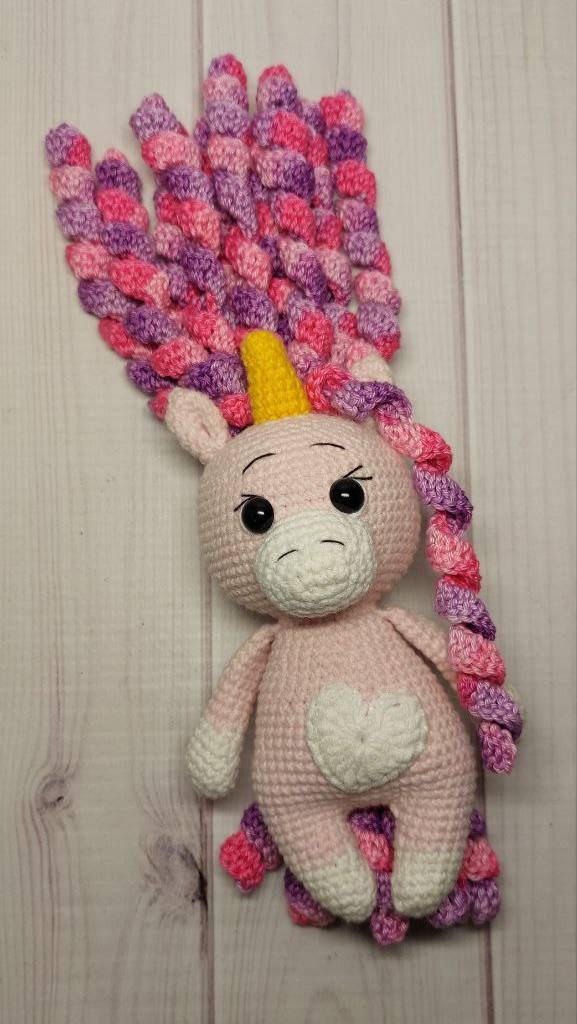 Готова ПРЕЛЕСТНАЯ нежно розовая единорожка крючком✨️🔮😍🧶 Вяжу на продажу 💰💰💰