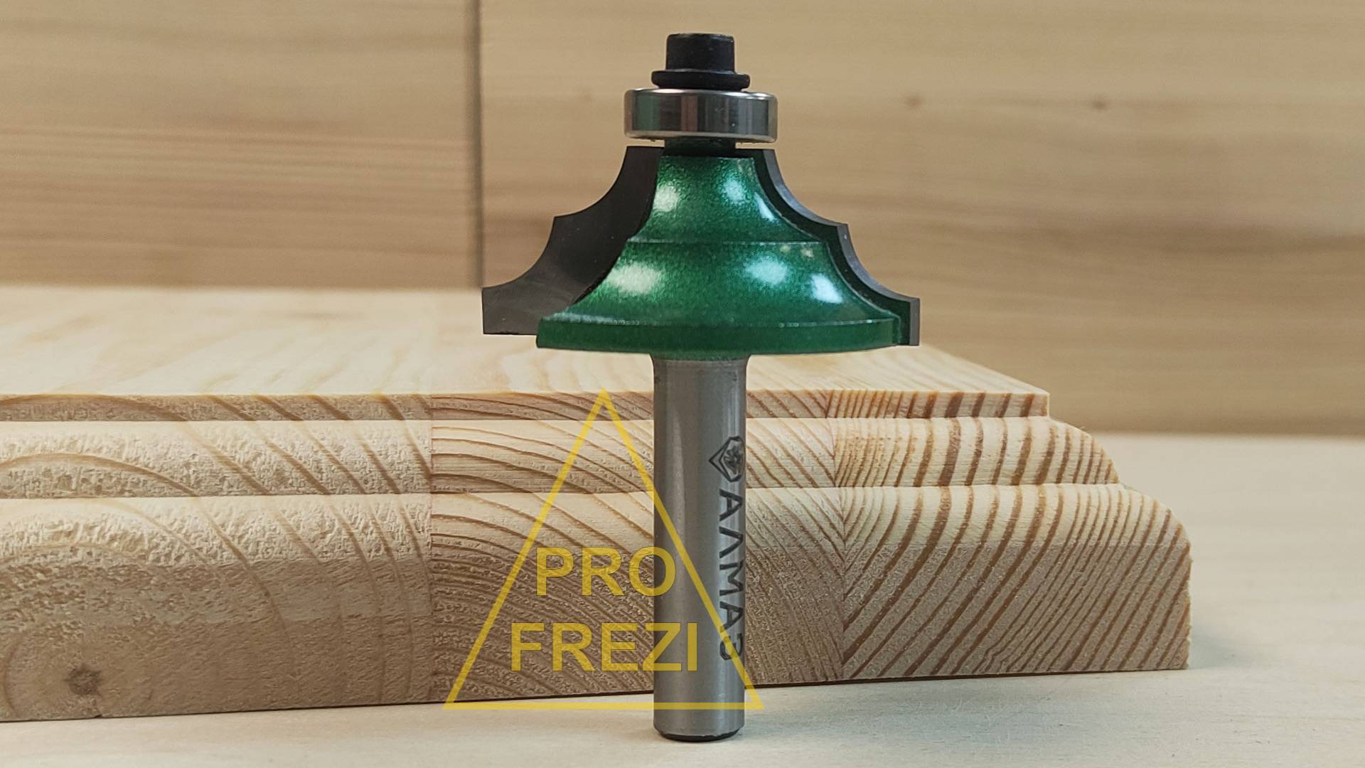 Фасонная фреза по дереву Алмаз 2009 R6. Фрезы для ручного фрезера по дереву и МДФ смотреть онлайн