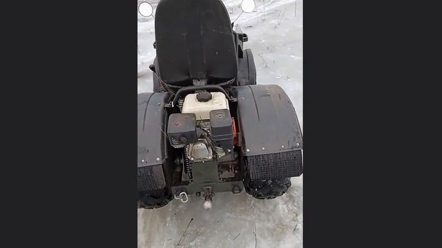 Самодельный  минитрактор