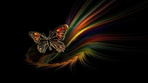 Бабочка Абстракция | Colorful Butterfly Abstract - Живые Обои