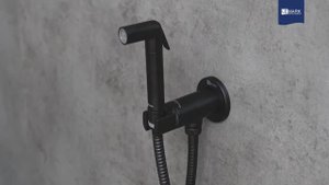 Смеситель Lemark Solo LM7171BL с гигиеническим душем, встраиваемый