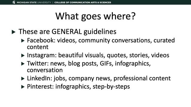 MSU StratCom Sample Lesson: 841 "Storytelling Across Platforms Part 2: Instagram" смотреть онлайн