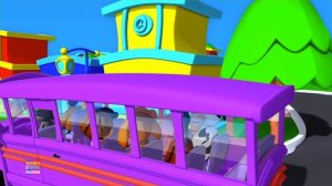 колеса на автобусе | потешки | Baby Box Russia | развивающий мультфильм | детский сад