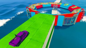 Челлендж ГТА 5 Надводная Трасса с Препятствиями | Гонки GTA 5 Online