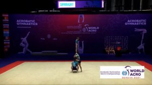 2021 год MG 27th FIG Acrobatic Gymnastics World Championships