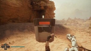 Blustery Mesa Running Droid Wind Treasure Star Wars Jedi Survivor