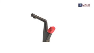 Смеситель для кухни/умывал с вытягивающимся поворотным изливом с изм. высотой LEMARK SOUL LM6008BR