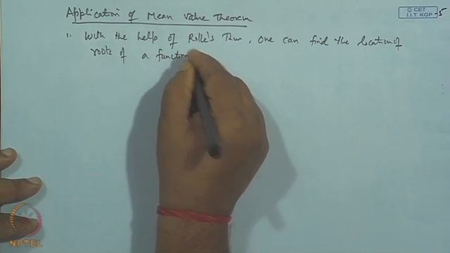 Mod-34 Lec-36 Application of MVT , Darboux Theorem, L Hospital Rule