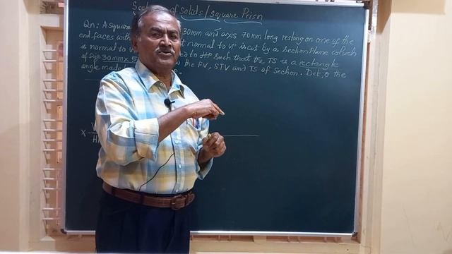 Engineering Drawing/ Section of Square Prism --7 смотреть онлайн