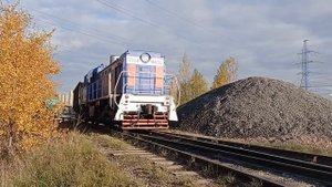 маневровая работа тепловоза ТГМ4Б-0521