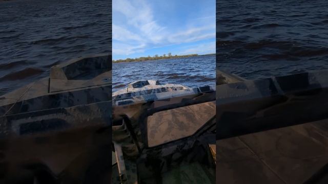 Северная Двина,лодка болотоход Модель 5317 & prodraiv 37hp.
