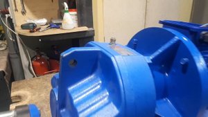 Боковая пропеллерная мешалка JUNIOR-S 400-220-200 сальниковой набивкой для уплотнения вала