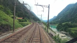 ★ 4K ★ Поездка по маршруту Беллинцона - Гешенен - Арт-Гольдау-Готардбан, Швейцария! 06.2022 ★4K UHD★