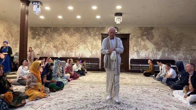 13/04/2023 Джапа-медитация с Е.М. Чайтанья Чандра Чараном прабху. Вриндаван парк, пос. Кызыл-Кайрат