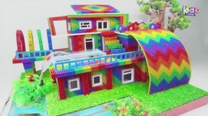 Магнитные шарики - Удивительная Вилла Имеет Водопад Из Бассейна На Крыше