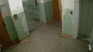 Нассал в подъезде