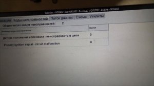 Ниссан Вингроад QG15DE. Ошибки Р0335 и Р1320. Быстрая проверка осциллографом Постоловского.
