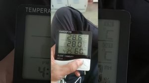 Humidity and temperature clock meter HTC-2