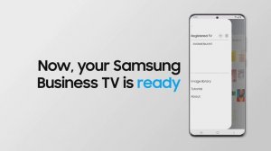 Samsung Business TV: Quick start guide I Samsung