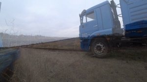буксирую камаз с прицепом