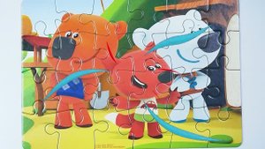 Тучка Лисичка Кеша - собираем пазлы для малышей с героями мульта Мимимишки Puzzles Mimimishki