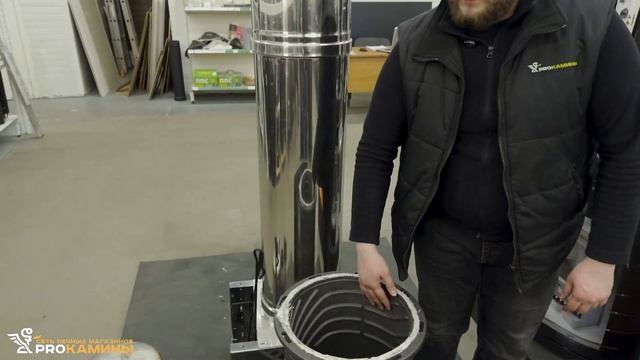 Обзор чугунной банной печи Атмосфера от производителя PROМетал