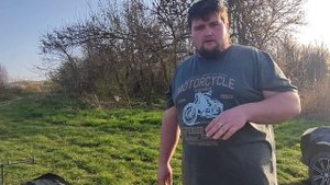 Выбрались на рыбалку с женой.