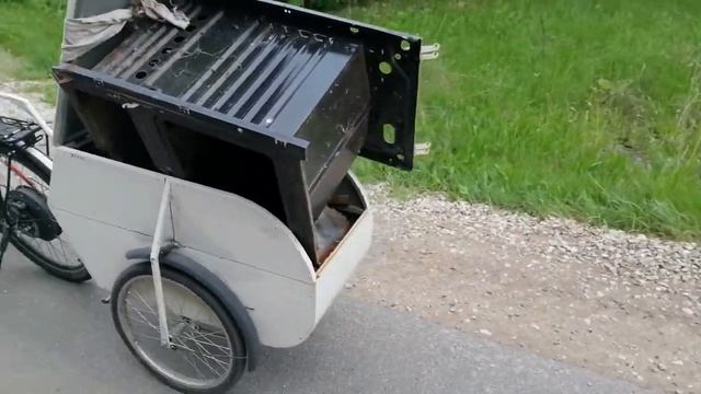 Грузовой велосипедный прицеп,габаритные грузы