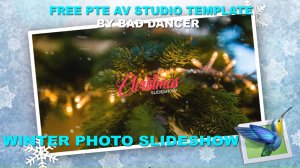 Free PTE AV Studio Pro Template - Winter Photo Slideshow ID 28122022