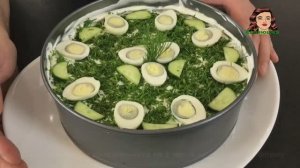 Салат Курочка Ряба с копченой курицей Очень Вкусный и Праздничный