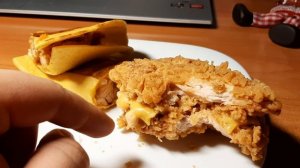 Дабл Чикен и Кесадилья (новинка) Rostiks Kfc Москва обзор #обзор