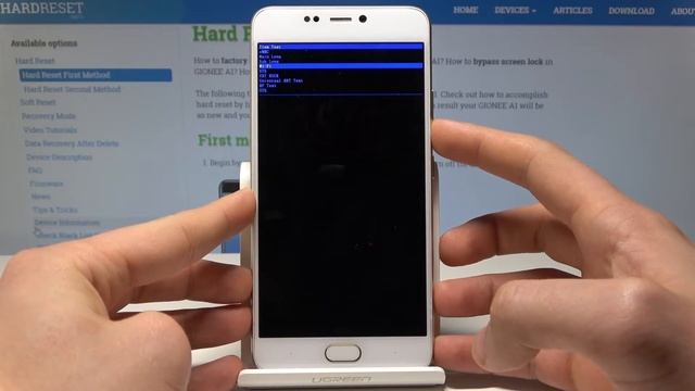 How to Enable Factory Mode in GIONEE A1 - GIONEE Factory Test Menu