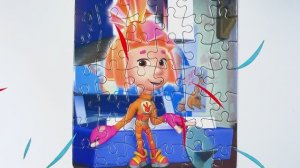 Фиксики Симка смешная - собираем пазлы для детей. The Fixies Puzzle for Kids