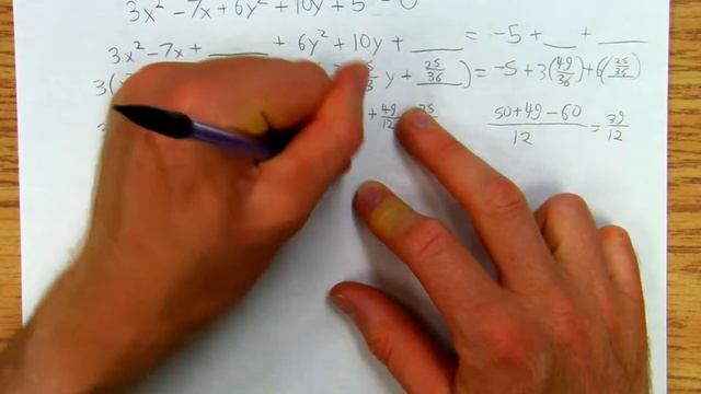 Ellipse6of8 slightly advanced putting an equation of an ellipse into standard form. смотреть онлайн