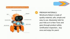 Pioneer Bot Robot Colorful Lights and Music | All Direction Movement | Dancing Robot Toys |