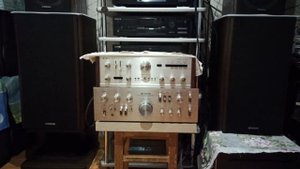 Trio KA-7002 and Kenwood LS-990HG(test)