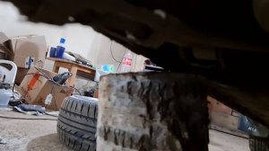 замена тросов ручника и задних колодок на Kia spectra