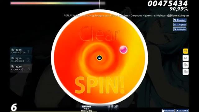 Osu 6 stars Hard speed смотреть онлайн