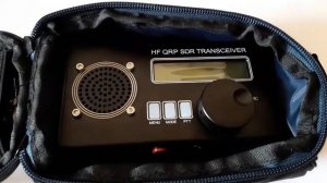 SDR USDX HF To QCX-SSB 8 Band DSP SDR 10W Transceiver. Ham Radio. Cheapo Water Resistant Case.