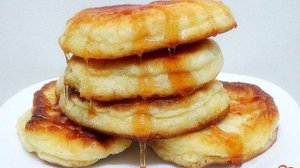 Пыщные оладьи на молоке