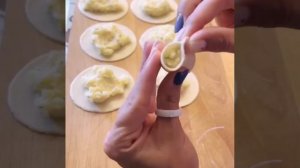 лайфхак по лепки вареников 🥟