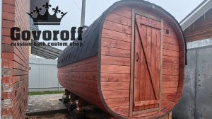 Баня Квадро 4х2 Govoroff - с торцевым входом