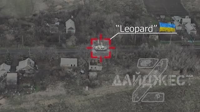 🇷🇺🔥🇩🇪⚡Геноцид «Леопардов»: армия России массово сжигает немецкие танки.⚡