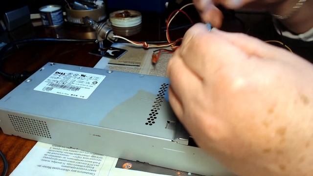 Запуск серверного блока питания DELL NPS-210AB.