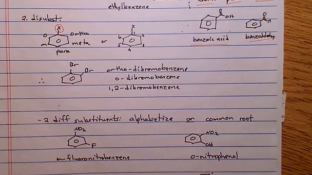 Benzene Nomenclature