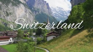 ❤️ Лаутербруннен – самая загадочная долина в мире с 72 водопадами! ❤️ 4k 60fps UHD ❤️