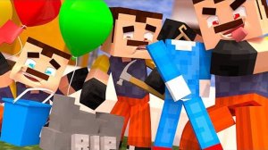 ВЕРНУЛИСЬ В ПРОШЛОЕ СОСЕДА! ПРИВЕТ СОСЕД В МАЙНКРАФТ [перезалив]